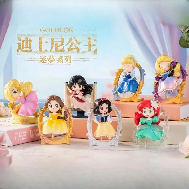 

Disney Blind Box Princess Chase A Dream Series Anime Action Figures Surprise Guess Box Toys Cartoon Desktop Decor Girls Toy Gift
