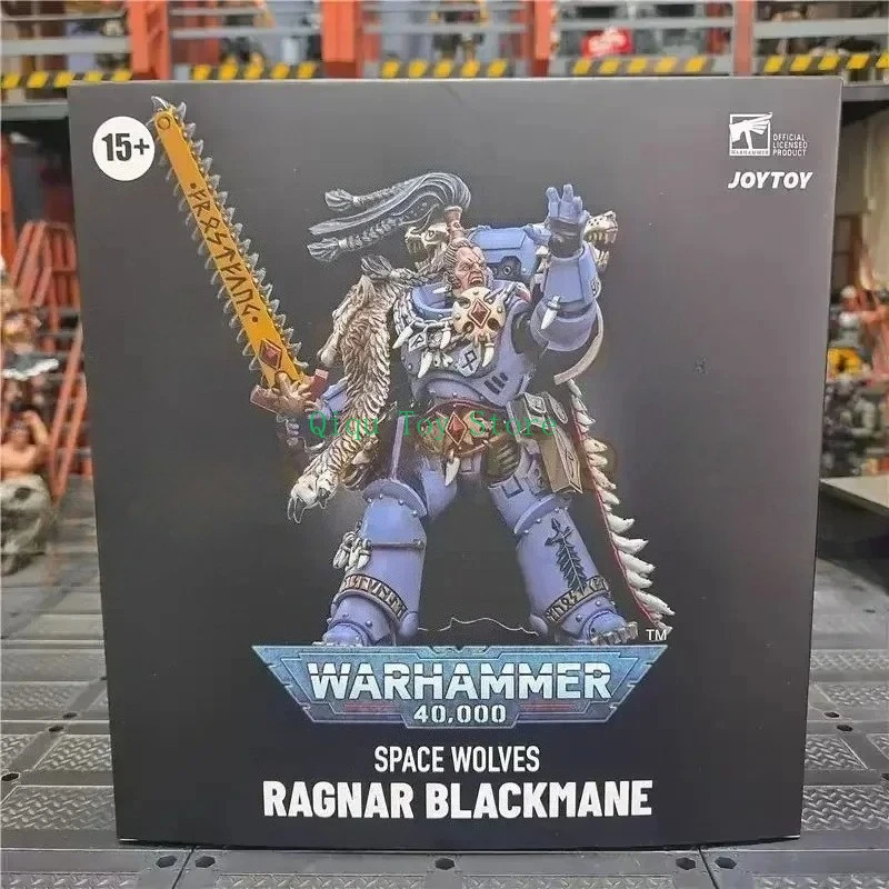 【재고 있음】JOYTOY 오리지널 1/18 액션 피규어 스페이스 울프 라그나르 블랙맨 애니메이션 시리즈 군사 모델 장난감 선물 컬렉션
