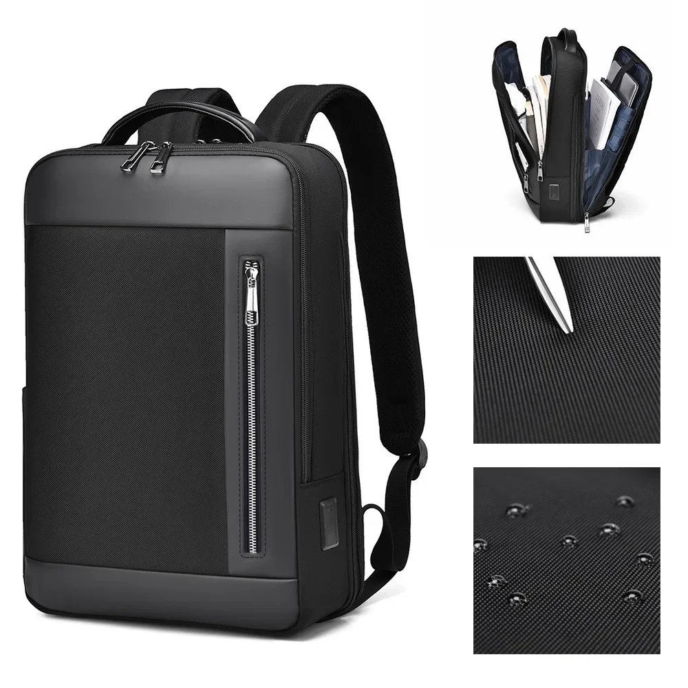 Computer Backpack Men's Expansion Design Multi-functional Business Large Capacity Laptop Bag 16inch Leisure Student Backpack