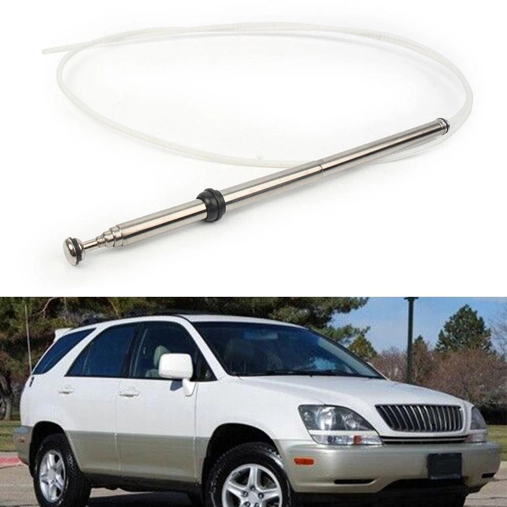 

New High Quality 1set Antenna Mast Grounding Plastic Tooth Core Stainless Steel For Toyota Harrier XU10 98-03 Retaining Sleeve