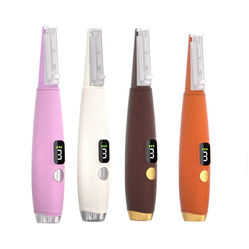 

Women Waterproof Electric Shaver Ultrasonic Facial Vellus Hair Remover Dual Use Stainless Steel Blade Body Hair Epilator Tool