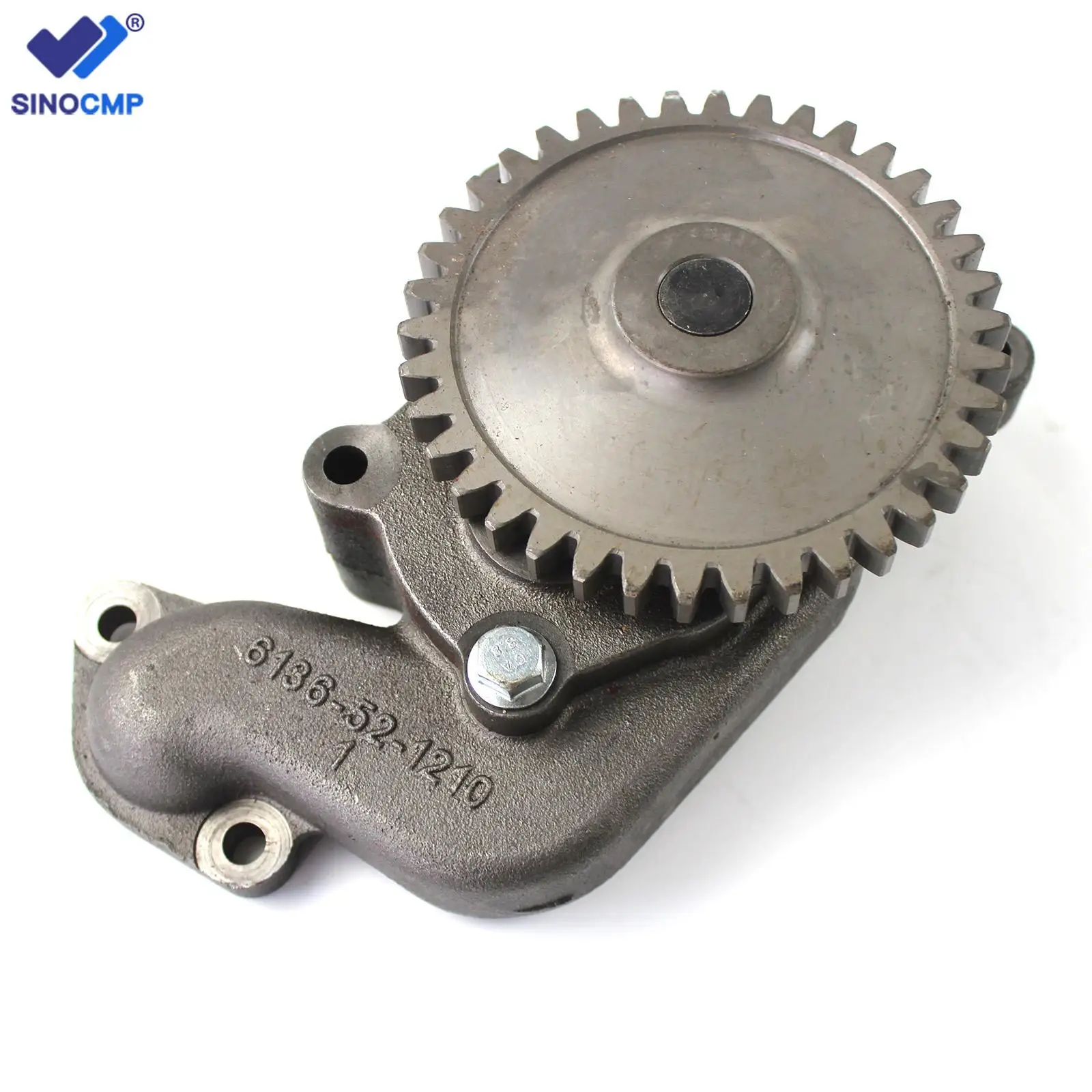 

1pc S6D105 S6D105-B-1A Oil Pump for Komatsu Engine PC200-3 Excavator 6136-52-1210 Aftermarket parts with 3 Month Warranty