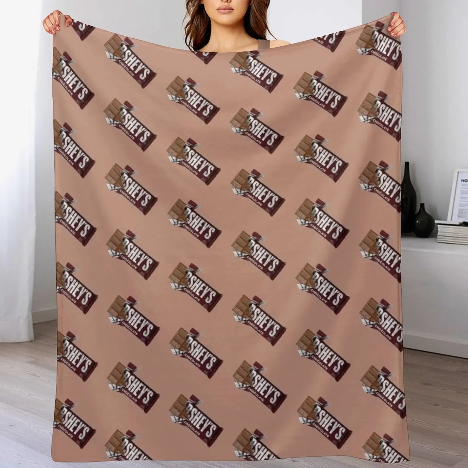 Chocolate Bar Throw Blanket Furry Bed covers Summer Blankets