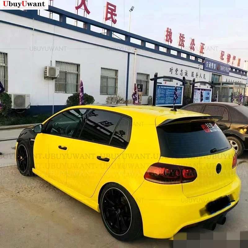 جناح صندوق خلفي من البلاستيك ABS ، جناح شفاه على طراز OSIR ، جولف VW m6 GTI & R k1.6