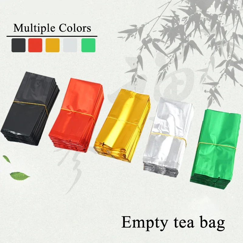 Universal Sealed Aluminum Foil Bag  Blank Silver Tin Foil Packaging Bags for Business Tea Food Inner Bag