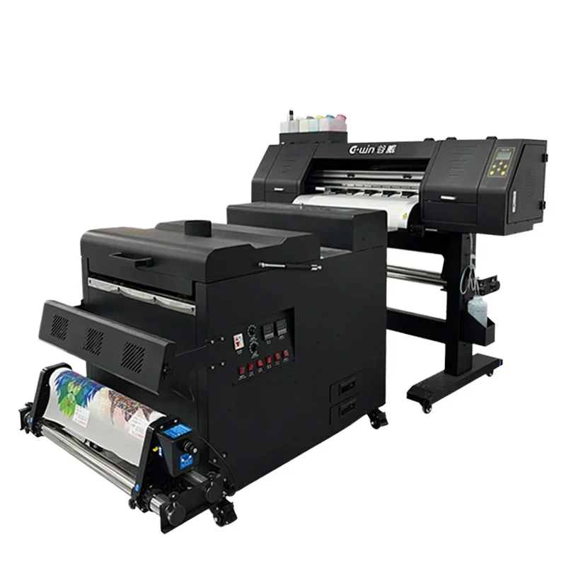 DTF GW700 Dual Print Head EPSON XP600 DTF Printer 60cm Small Business T-shirt Printing Semi-Automatic With Pigment Ink