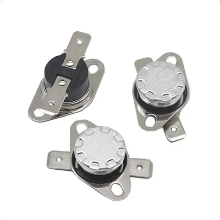 【10-2PCS】Normal Close Open Thermostat Switch 45 50 55 60 65 70 75 80 85 90 95 100 105 - 135 ℃ Temperature Sensor Switch KSD301