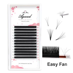 AGUUD Easy Fan Russian Volume Lashes Autofan Cilios Soft Blomming Eyelash Flowering Self-Making Professional Eyelash Extensions