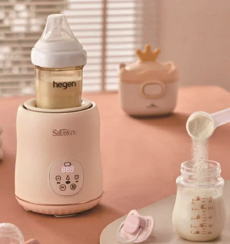 1500mAh Baby Milks Shaker Mini Portable Wireless Automatic Insulation Milk Powder Blender Home 5 Gear Adjust Electric Stir Bar