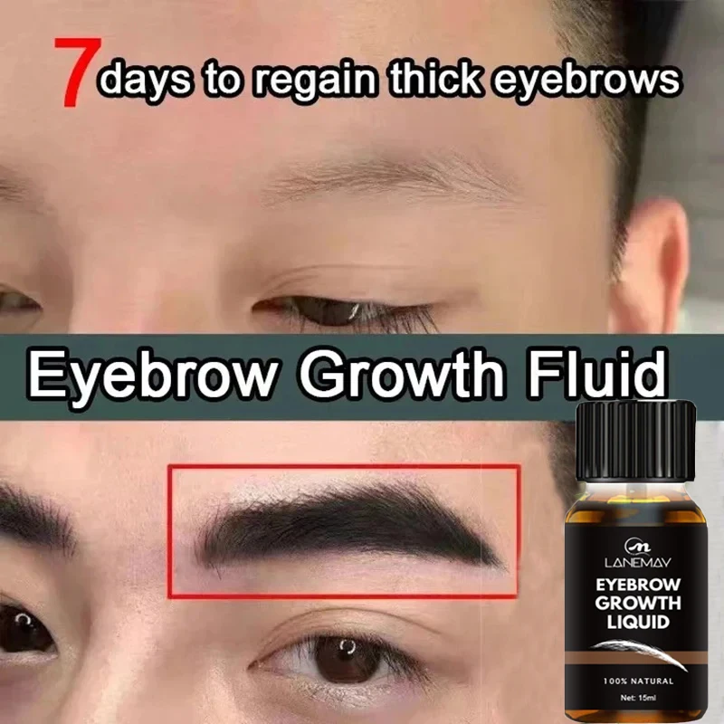 

Fast Eyebrow Growth Serum 7 Days Natural Eyelash Enhancer Longer Fuller Thicker Curling Lash Treatment Eye Care Products Makeup