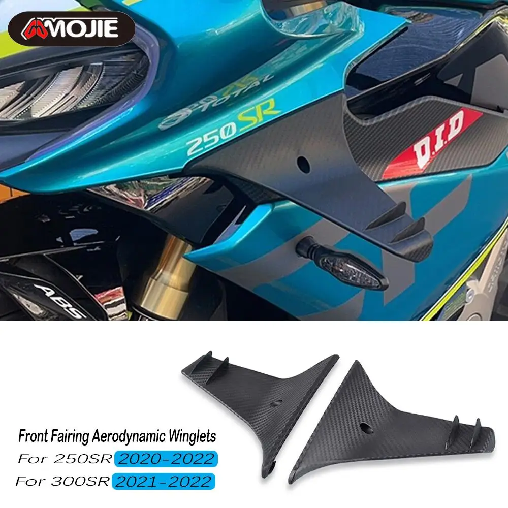 

For CFMOTO 250SR 300SR SR 250 300 SR 300 SR250 2020 2021 2022 2023 Motorcycle Front Fairing Aerodynamic Winglets Dynamic Wing