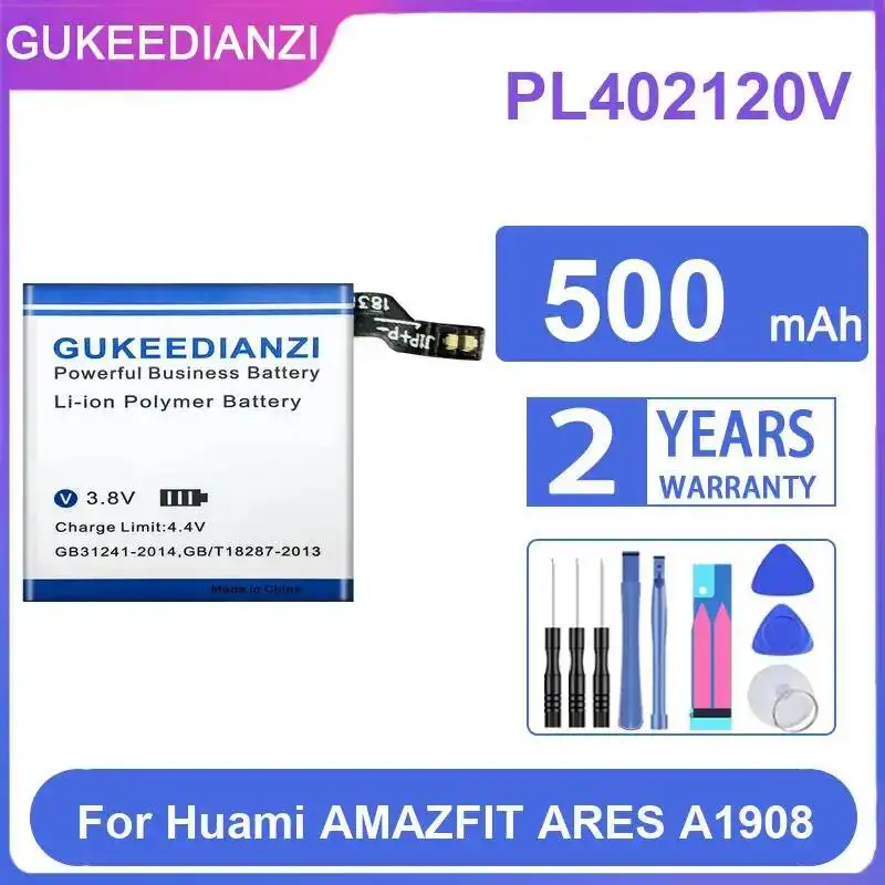 

PL402120V 500mAh High Performance For Huami Amazfit Ares A1908 Long Lasting Smart Watch Battery