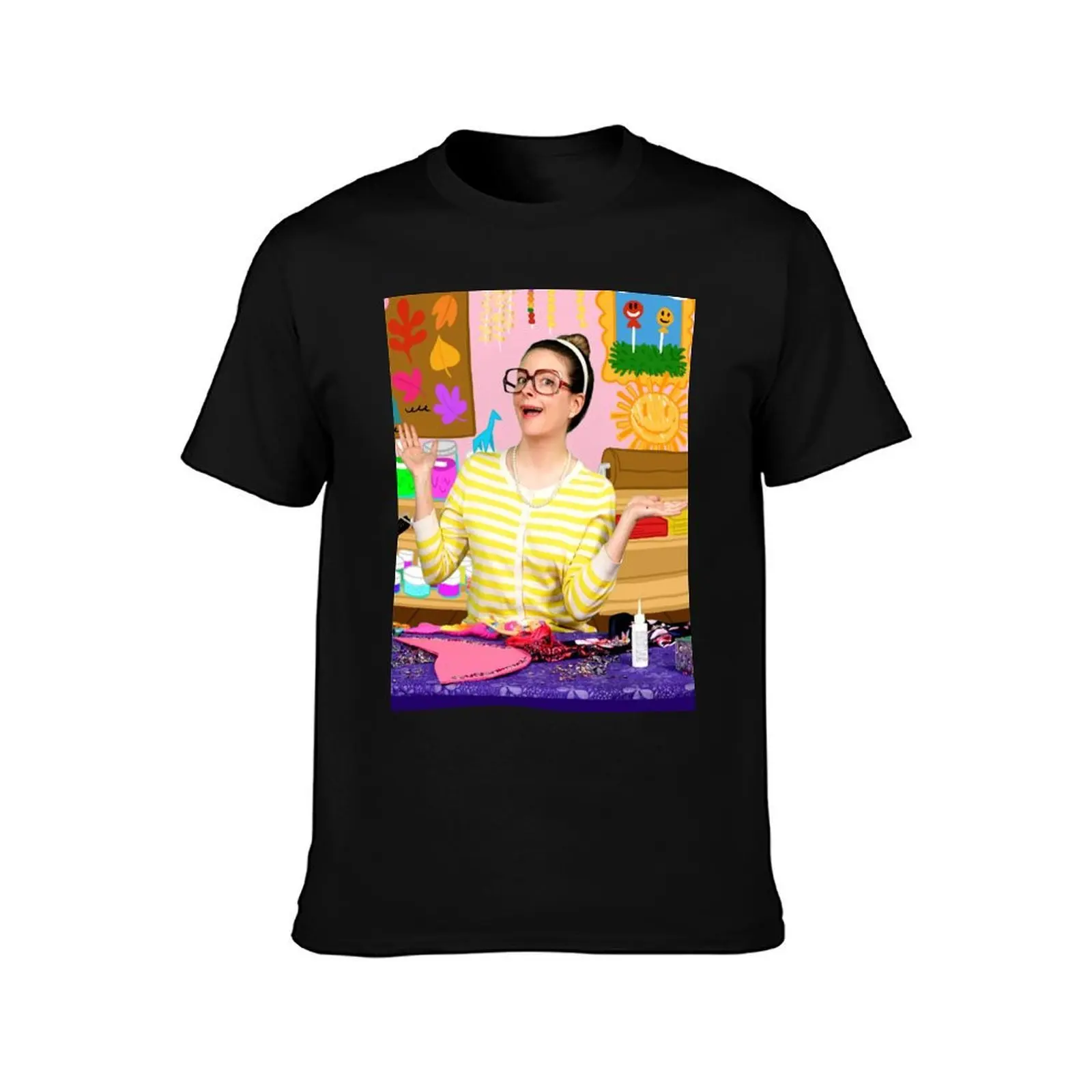 Crafty Carol Arts Camp Cool School T-Shirt Halloween Theme T-Shirt