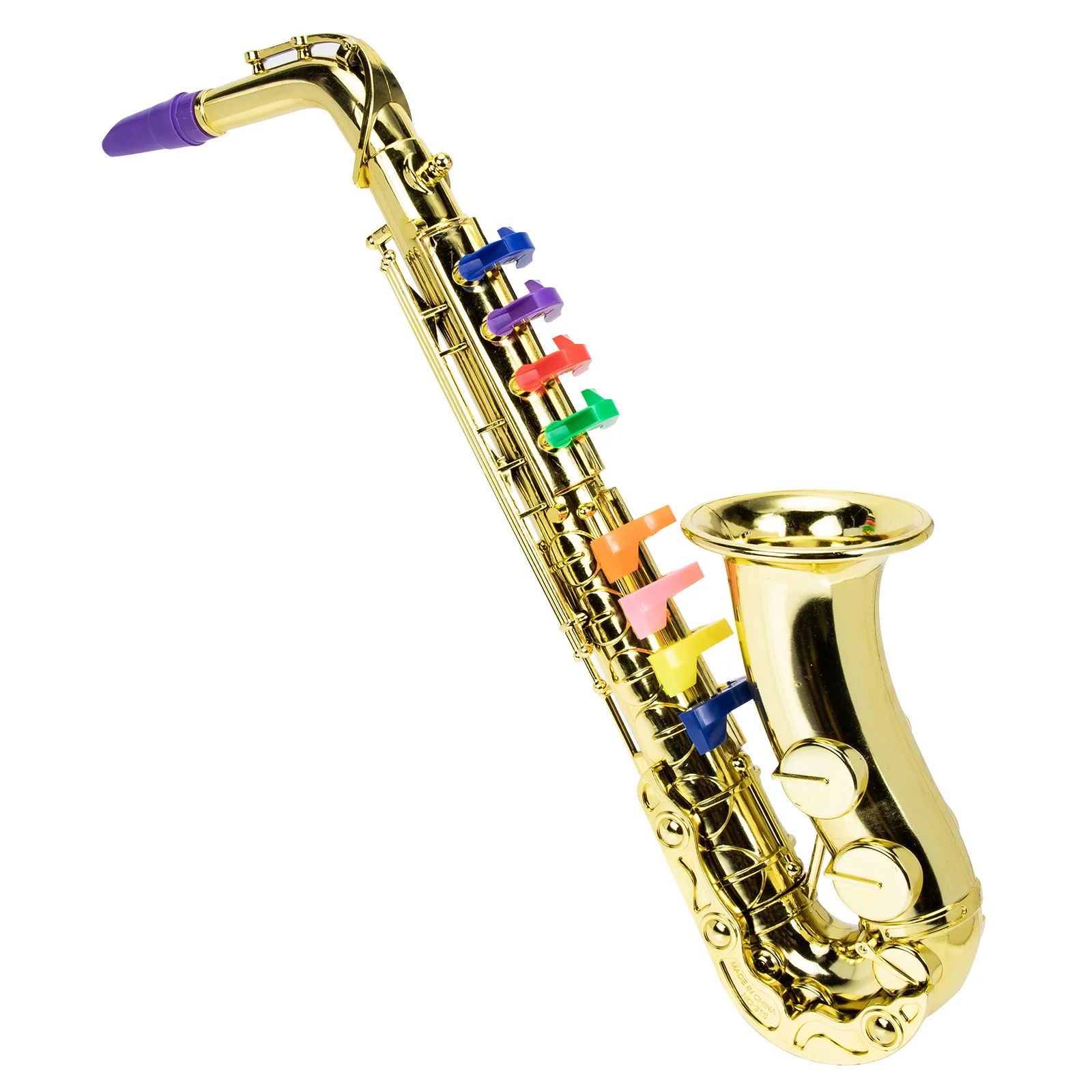 

Sax Toy Mini Instrument Beginner Kids Saxophone Toys for Plastic Toddler Trumpet Metal Simulated Musical Plaything