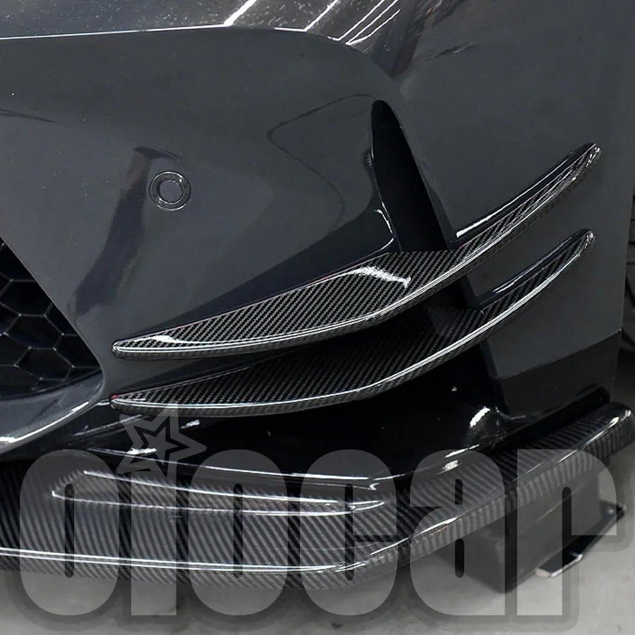 New Type High Quality oiomotors V1 Dry Carbon Front Bumper Side Canards Wing Lip for G80 G81 M3 G82 G83 M4