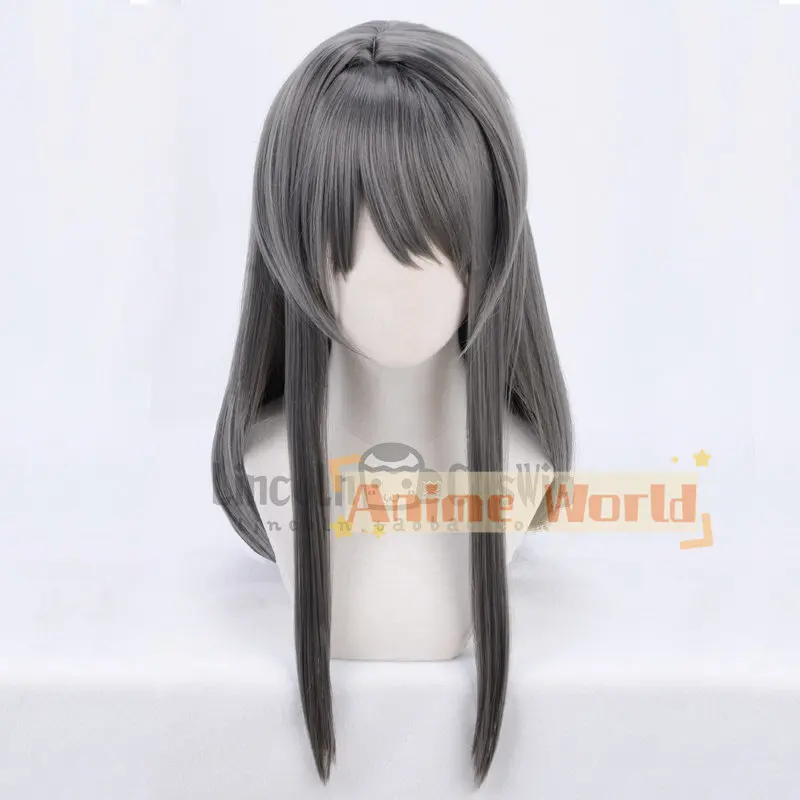 

Anime Mai Sakurajima Cosplay Wig Halloween Carnival Party Props Synthetic Hair Heat Resistant Fiber + Wig Cap