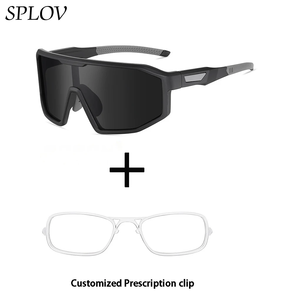 SPLOV Custom Sports Prescription Sunglasses Professional New High-definition Prescription Lenses Sports Sunglasses for Men