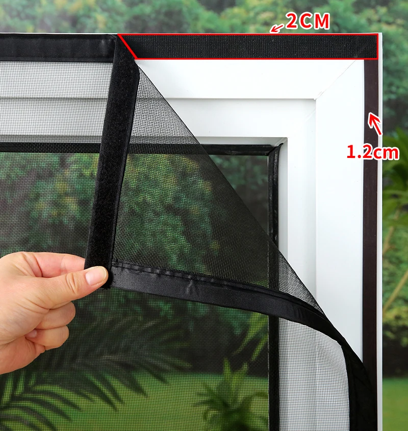 2026 New type of magnetic mosquito net, magic self-adhesive mosquito screen window,thmagnetic screen door,summer invisible mesh