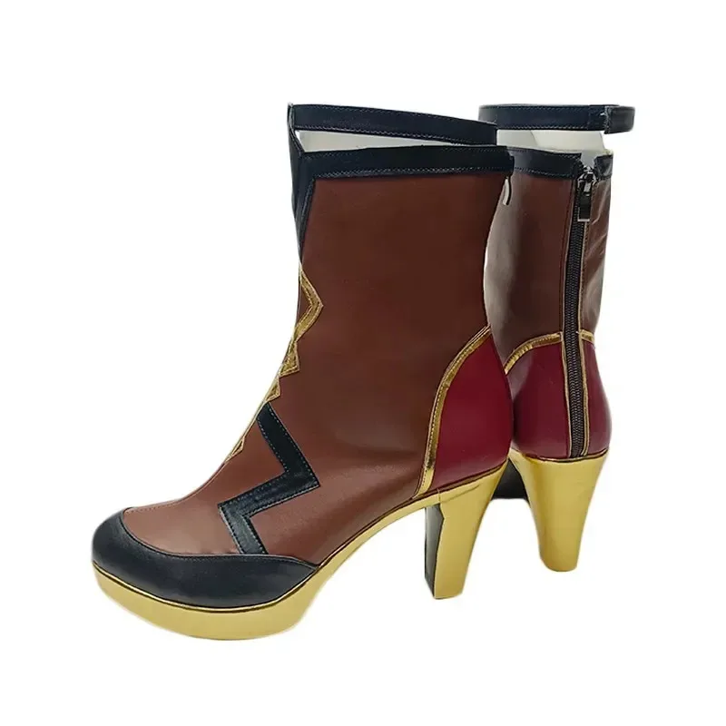 2025 RealCos Game Honkai Impact 3 Eden Shoes أحذية تنكرية للهالوين مصنوعة حسب الطلب