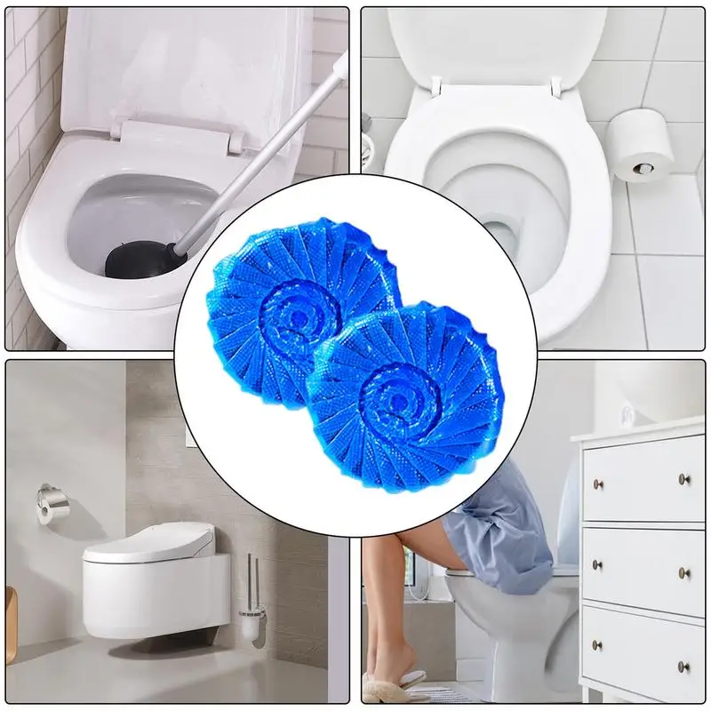 Toilet Bowl Cleaner Tablets 2 Pack Bathroom Toilet Cleaning Tabs Refreshing Bathroom Toilet Cleaning Tabs Automatic Toilet Bowl