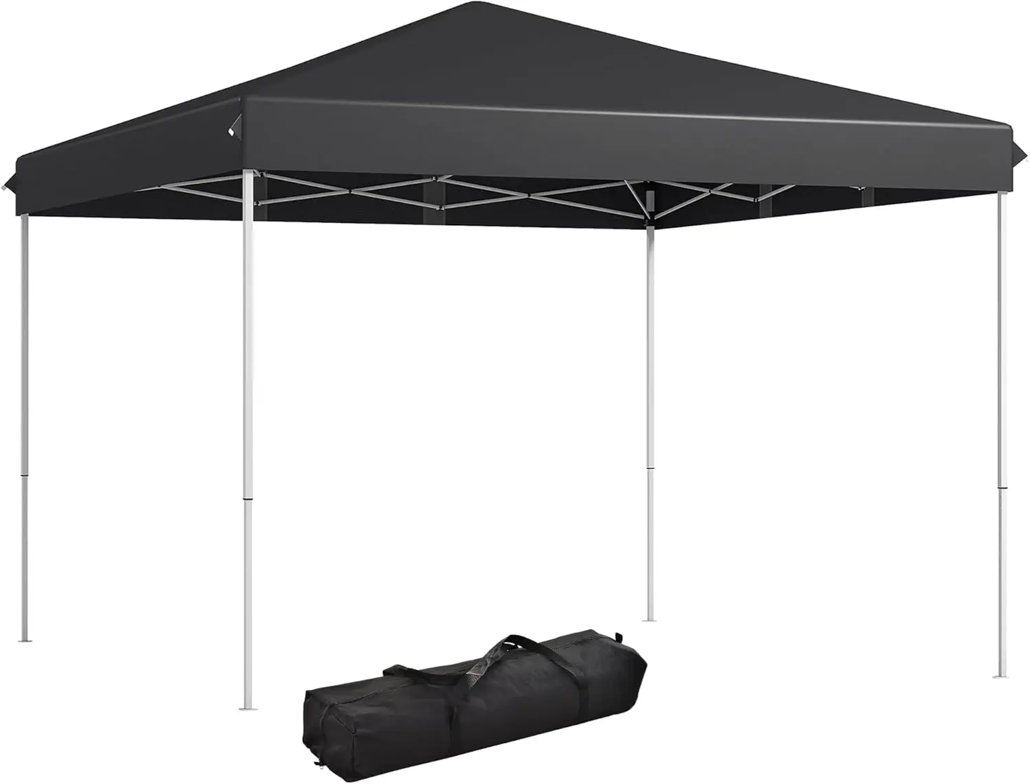 خيمة مقاس 13 × 13 بوصة، مأوى للشمس، خيام للحفلات، ارتفاع قابل للتعديل للاستخدام الخارجي، الحديقة، الفناء، الحفلات، رمادي