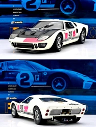 EXOTO 1:18 GT40 MKII #98 Daytona 24-hour Champion Alloy Fully Open Limited Edition Alloy Metal Static Car Model Toy Gift