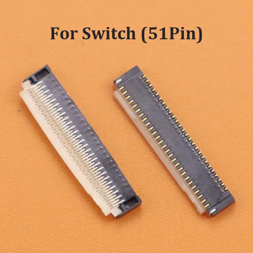 29/31/41/43/53Pin FPC SD Card Slot L Button Board FPC Socket LCD Screen Flex Cable Clip Ribbon Connector For Switch NS Oled Lite