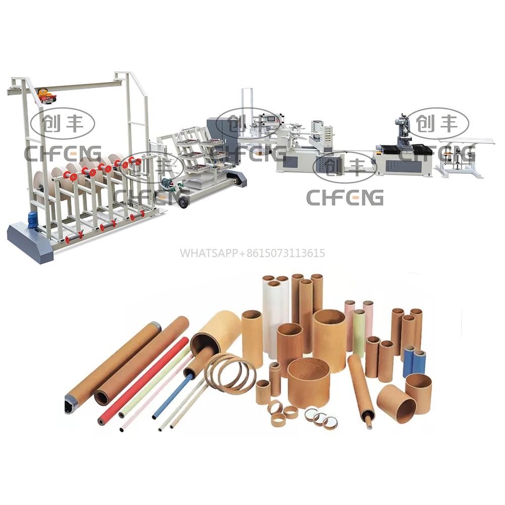 CFJG-SK-50 Macchina per la produzione automatica del nucleo del tubo del rossetto di carta di cartone a spirale