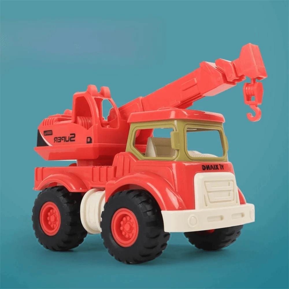 Brinquedo de Caminhão Basculante com Design Inovador, Brinquedos para Crianças com Direção Inercial, Brinquedo de Escavadora, Veículo de Construção Multifuncional