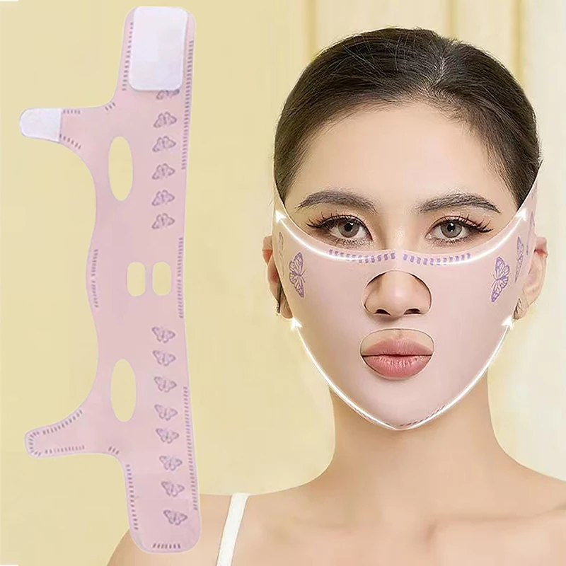 Face V Shaper Gezichts Afslankende Bandage Relaxatie Lift Up Riem Vorm Lift Verminderen Dubbele Kin Gezicht Thining Band Massage Hot Sale