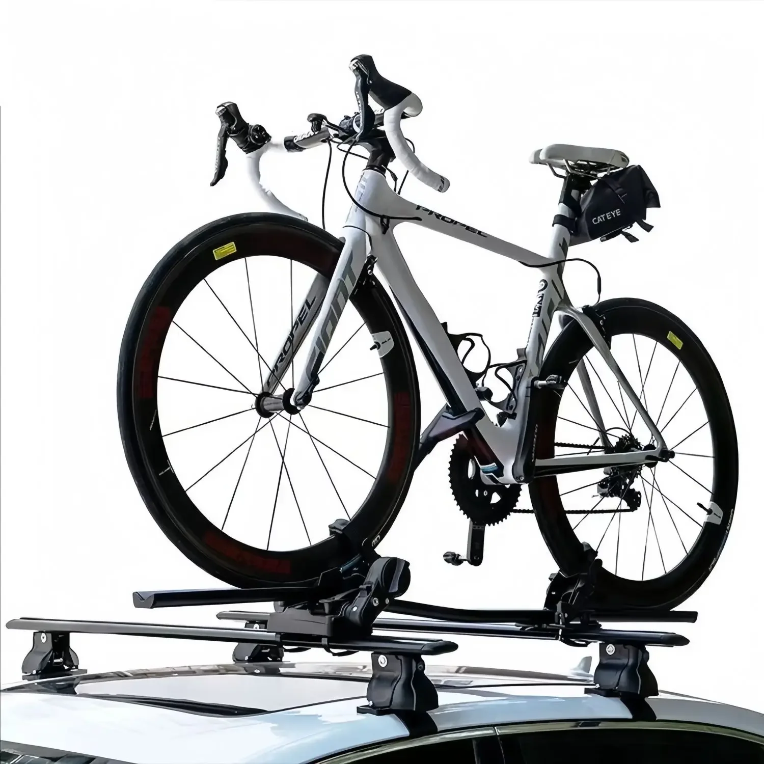 

Car Bike Rack Roof Bike Holder Car Mounted Mountain Bike Rack Single Frame Aluminum Alloy Bike Framecar Mounted Roof Travel Rack