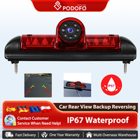 Podofo 140 ° Car 3rd Brake Light Rear View Camera Night Vision Reverse For Fiat Ducato Peugeot Boxer Citroen Jumper