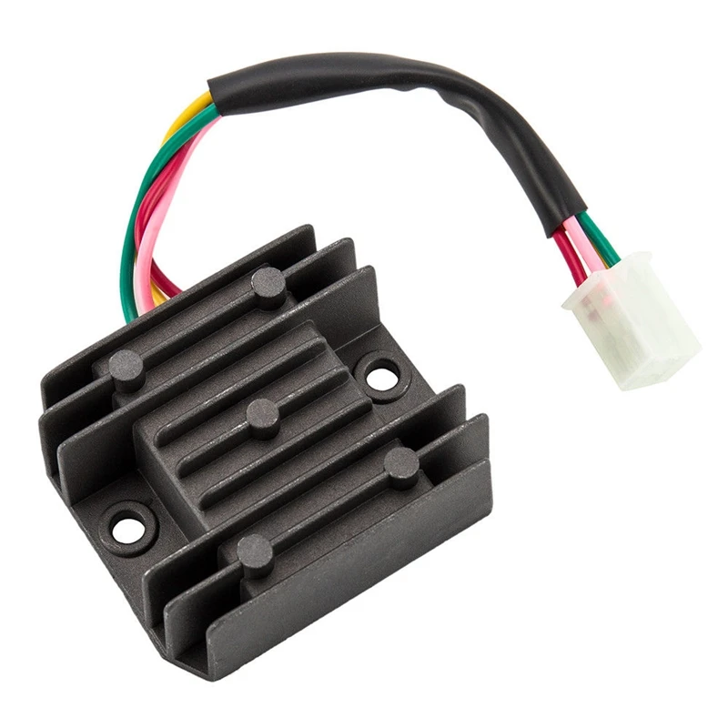 Universal 4 Wire Full Wave Black Motorcycle Regulator Rectifier 12V DC Bike Quad