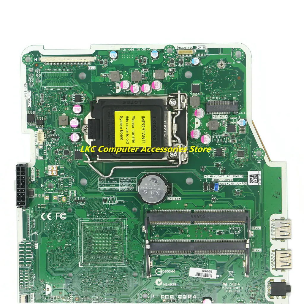 Imagem -06 - Placa-mãe Tudo-em-um para Dell Mainboard Dell Optiplex 7440 Aio Cn0x2mkr X2mkr 0x2mkr Cn-0p2m9g 0p2m9g Ippsl-bf 100 Testado Novo