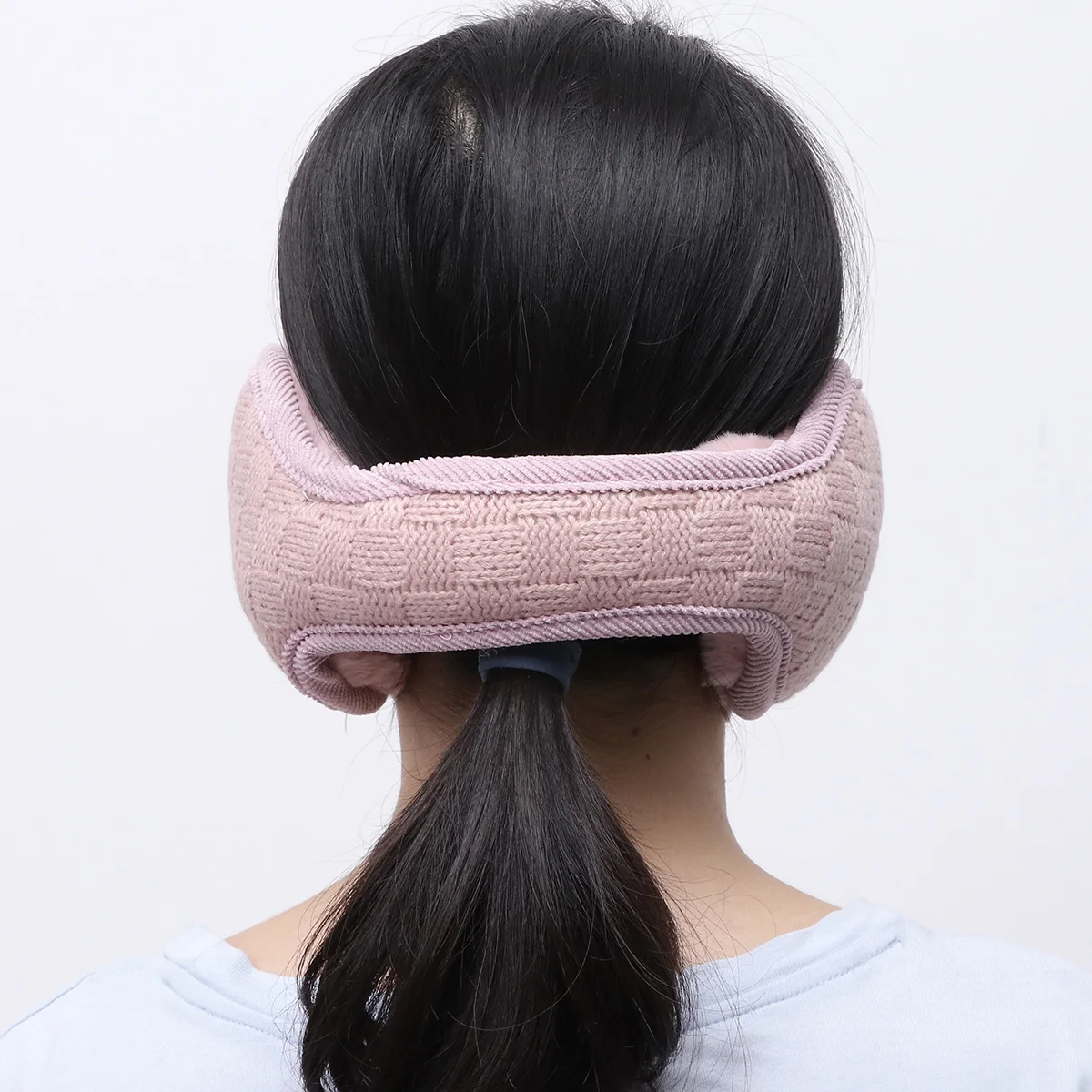 11X11Cm الدافئة الصوف مبطن يفشل الشتاء في الهواء الطلق للجنسين لمط الأذن اللوحات بطانة يندبروف غطاء للأذنين غطاء للأذنين #1