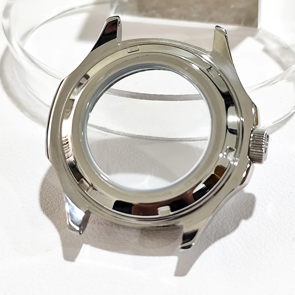39.5MM Men‘s Watch Case Suitable for NH35/36 Series Movement Stainless Steel Case and Replace the nner ring Watches Accessories