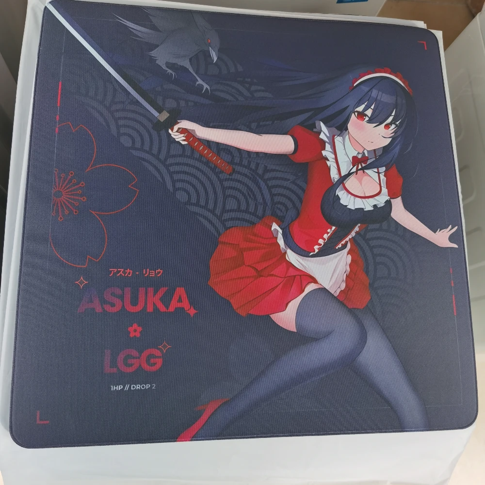 

LGG Saturn X ASUKA 1hp Gaming Mouse Pad Upgrade 4mm Rubber Smooth Surface Large Desk Mat FPS Gaming Accessories Copy Edition