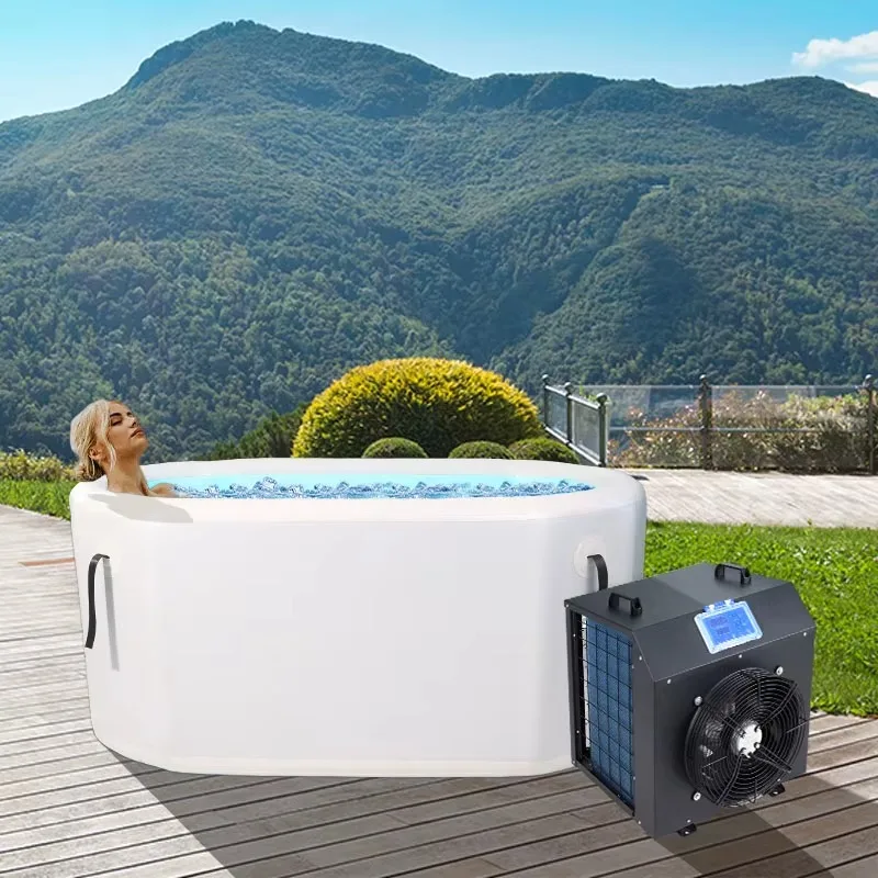 Hot-selling modern portable inflatable adult PVC folding freestanding soaking exercise recovery bathtub
