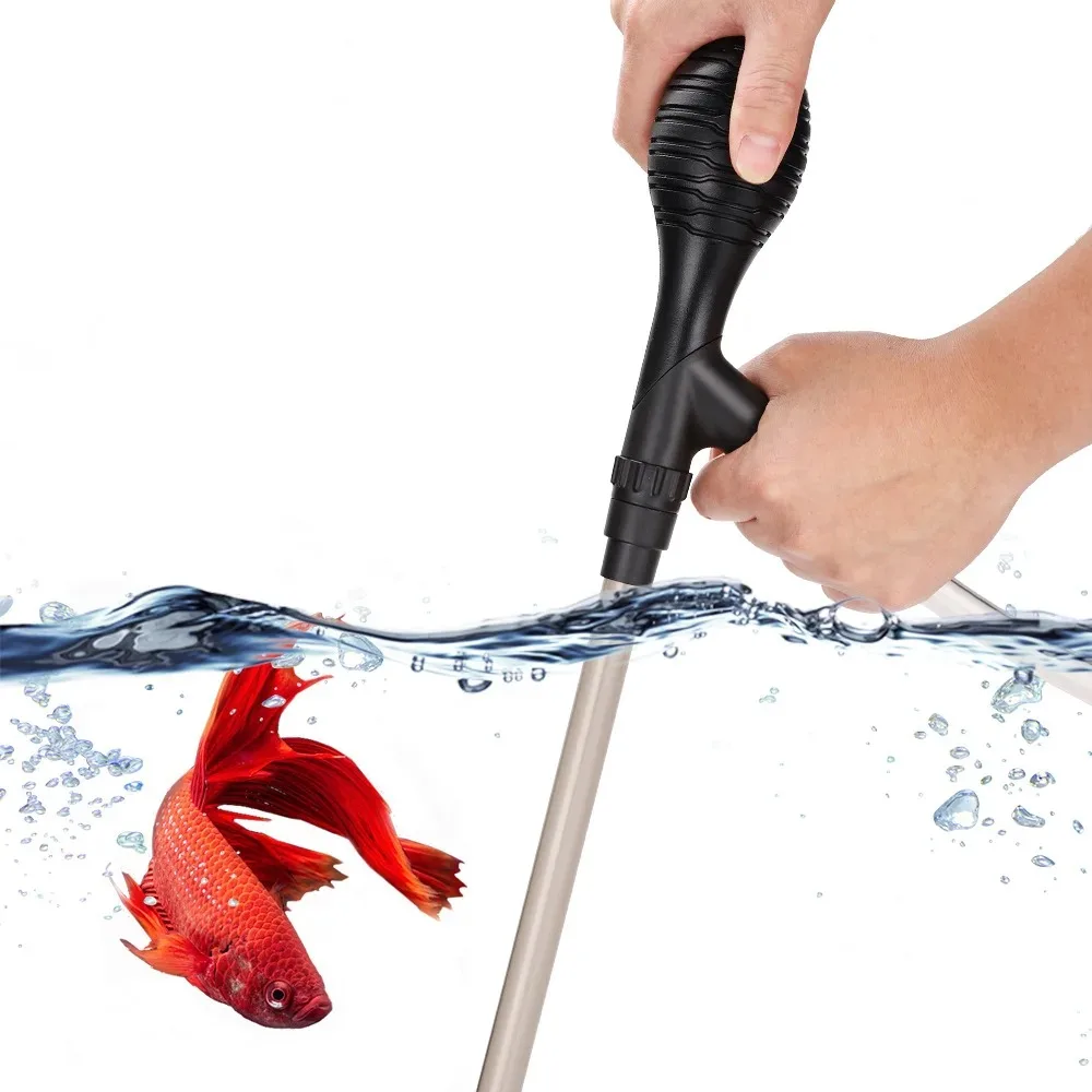 Fish Tank Sand Washer Vacuum Gravel Water Changer Siphon Filter Semi-automatic Fish Tank Water ChangerChanger  Accessories
