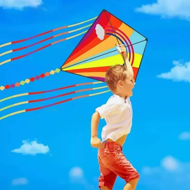 ของเล่นใหม่ ว่าวสายรุ้ง ของเล่นสำหรับเด็ก ว่าวไนลอน ว่าวเด็ก ว่าวจากโรงงานเว่ยฟาง ว่าวรูปนก ว่าวรูปงู ว่าวชายหาด