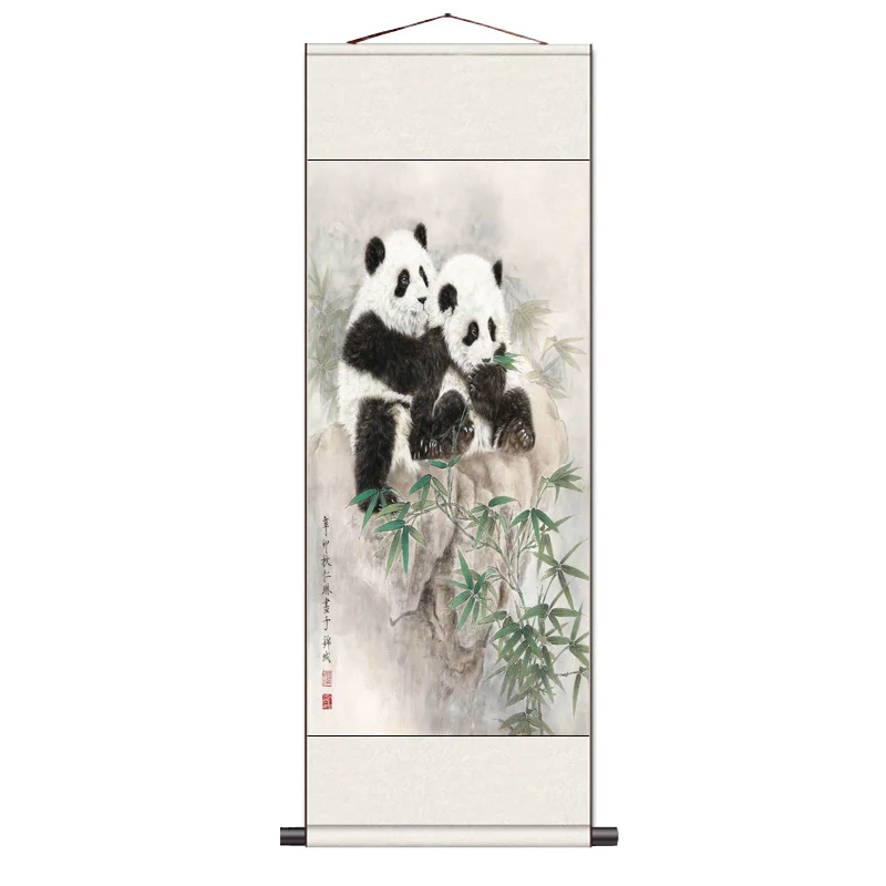 Chinese Painting Plum Blossom Scroll Decorative Painting Living Room Study Posters Wall Art Silk Wall Art Room Decor Aesthetic