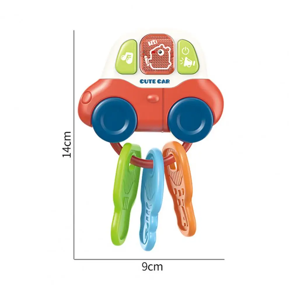 Anello massaggiagengive per bambini che imparano il giocattolo musicale per bambini con suoni di luci Silicone senza Bpa per la dentizione per i più piccoli