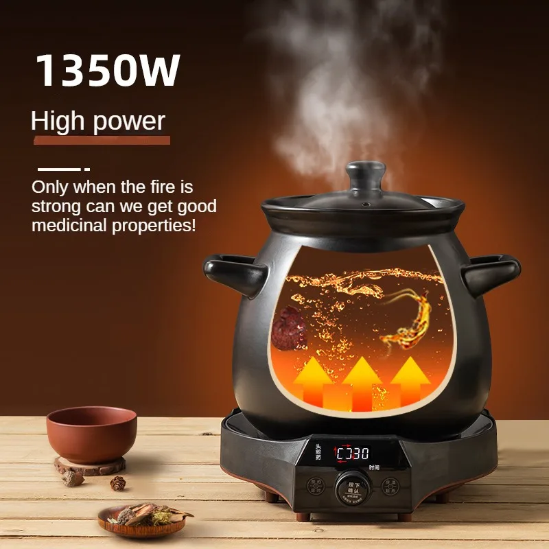 220V 6L/8L Ceramic Automatic Electric Multi Cooker Herb Medicine Decoction pot Slow Stewer