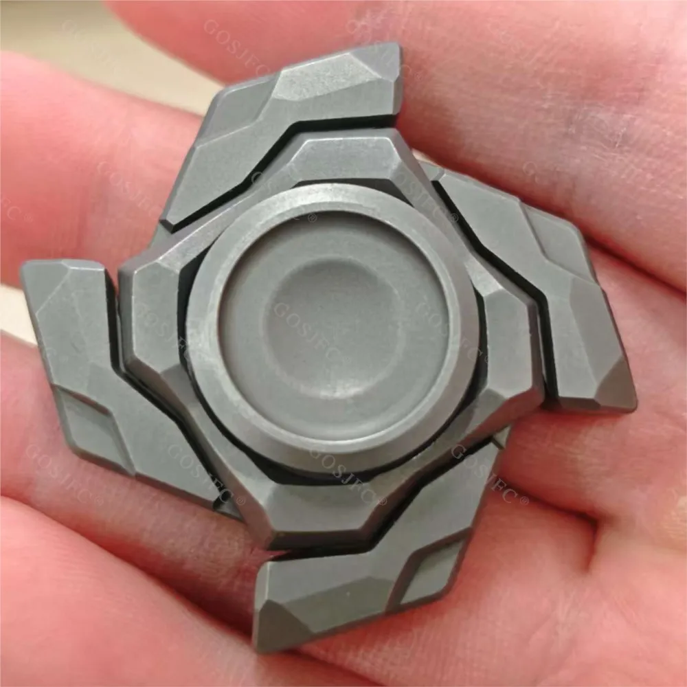 Hope EDC Haze 3.0 คริสตัลไทเทเนียมแม่เหล็กดูดเปิด Fidget Spinner Fidget ของเล่นสําหรับผู้ใหญ่ความวิตกกังวลของเล่น