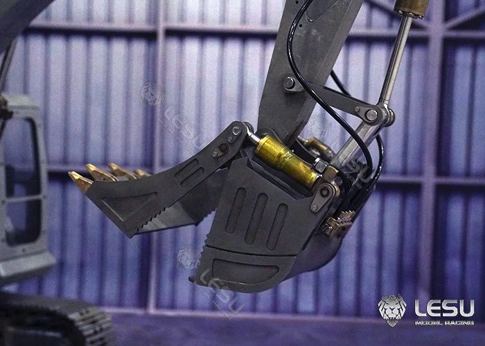 Metal Openable Closable Bucket for LESU 1/14 RC Hydraulic Excavator Ac360 Et30H Et26L Remote Control Toys