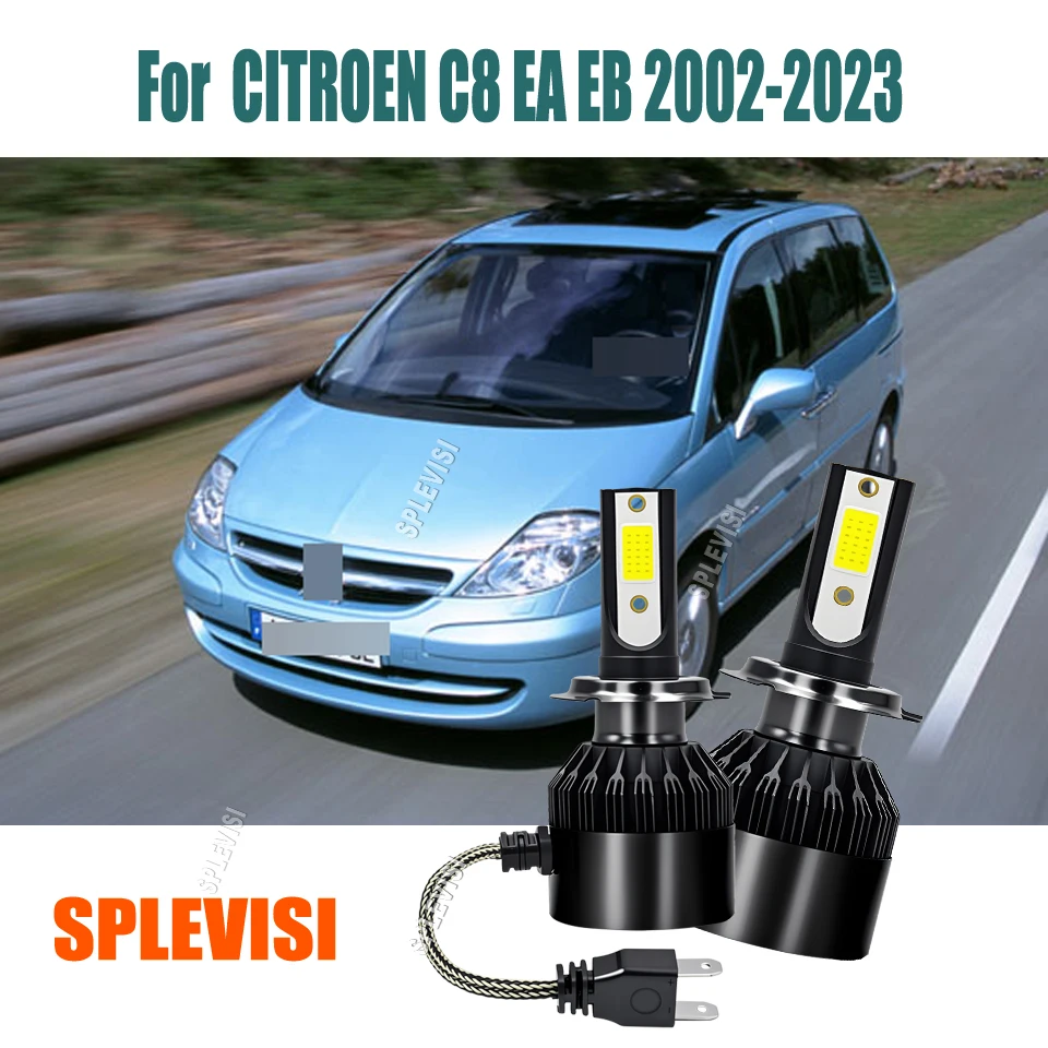 

Светодиодная лампа H7 белого света для переоборудования фар с защитой от вибрации для CITROEN C8 EA EB 2002-2017 2018 2019 2020 2021 2022 2023
