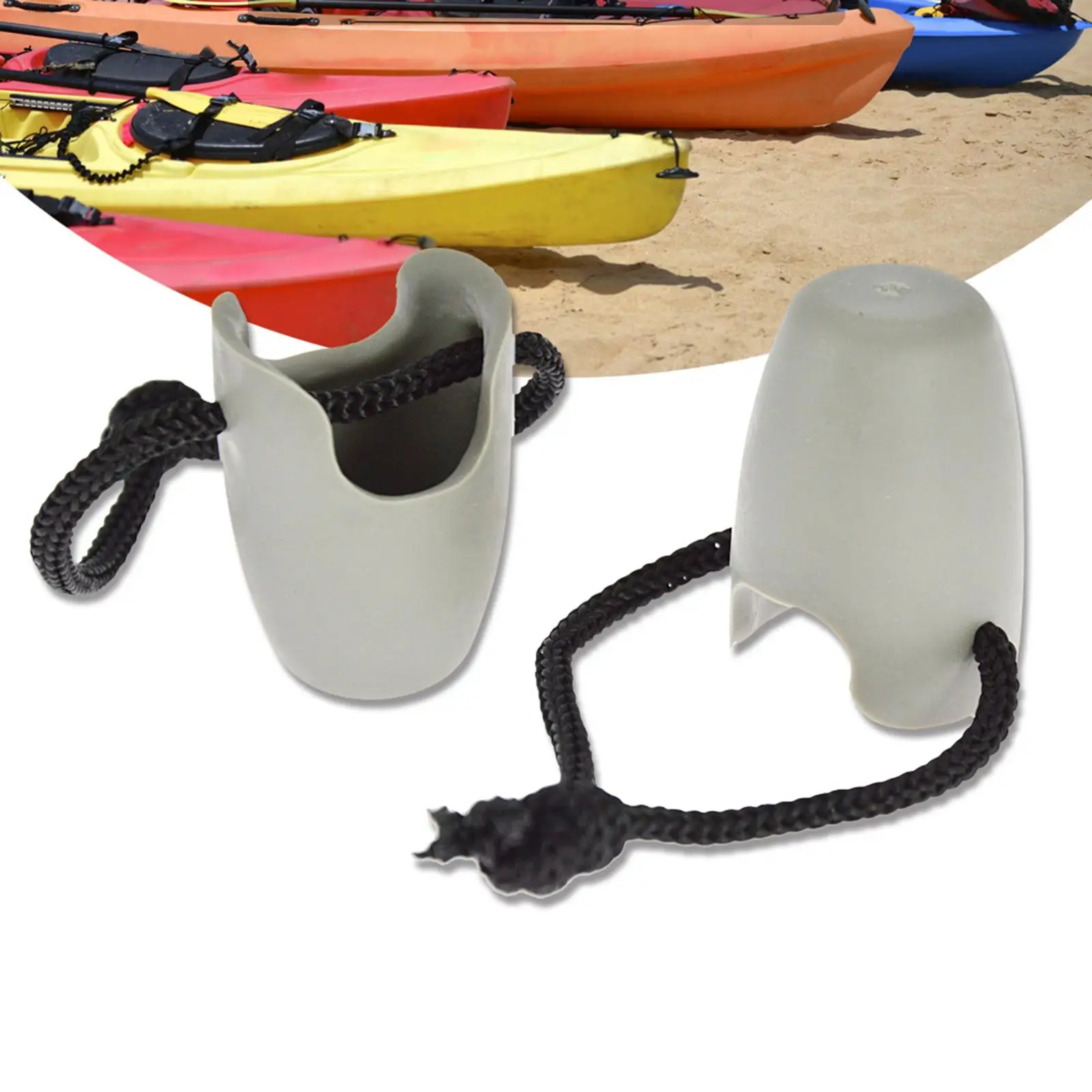 2pcs Universal Kayak Scupper Plug Stopper U Shape Marine Canoe Drain Holes Bungs Scuppers Water Blocker Parts Accessories