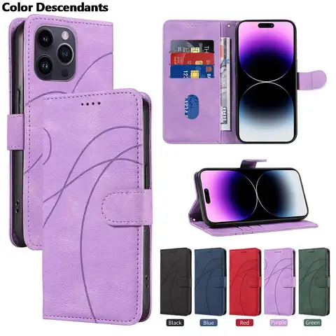 For Samsung Galaxy A25 5G Case Leather Wallet Flip Cover For Samsung A36 Phone Case For Galaxy A12 A13 A14 A24 Luxury Flip Case