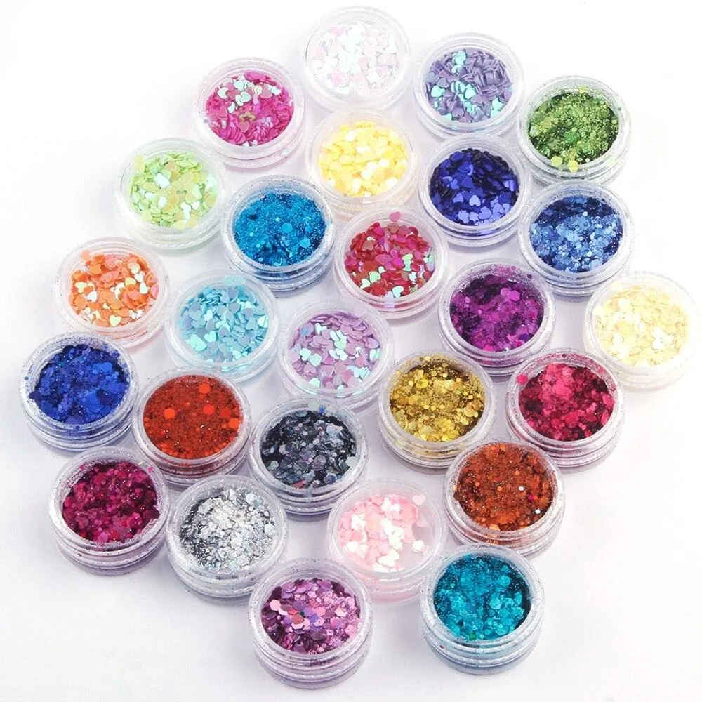 50PCS 2g 3g 5g 10g 15g 20g Cosmetic Jar Small Empty Refillable Plastic Container Eyeshadow Makeup Face Cream Jar Jewelry Boxes