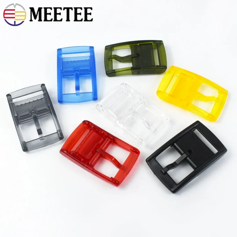 Meetee 2/5/10pcs 34mm Plastic Belt Buckle Head Bag Pin Buckles Waistband Trouser Clasp DIY Clothing Deocration Accessories YK036